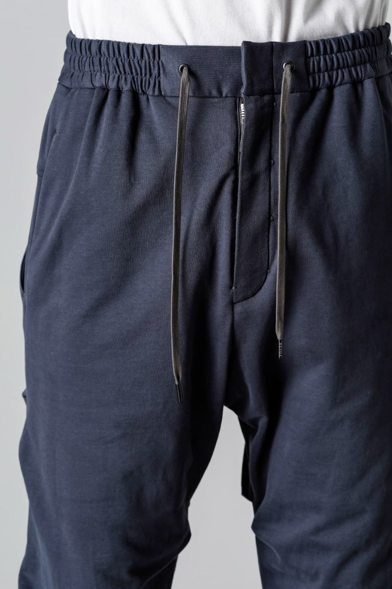 Jogger pants cotton jersey  Blue Gray