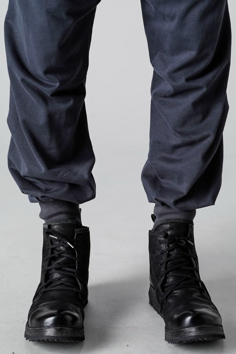 Jogger pants cotton jersey  Blue Gray