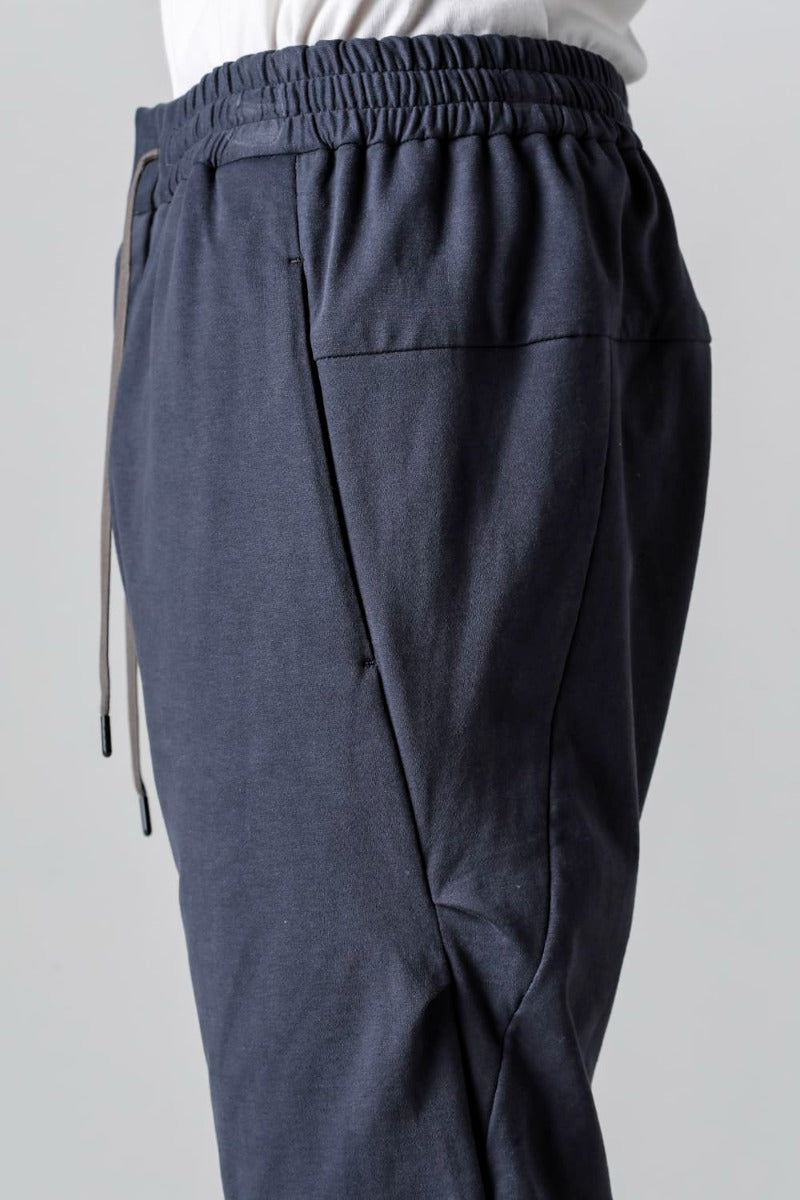Jogger pants cotton jersey  Blue Gray
