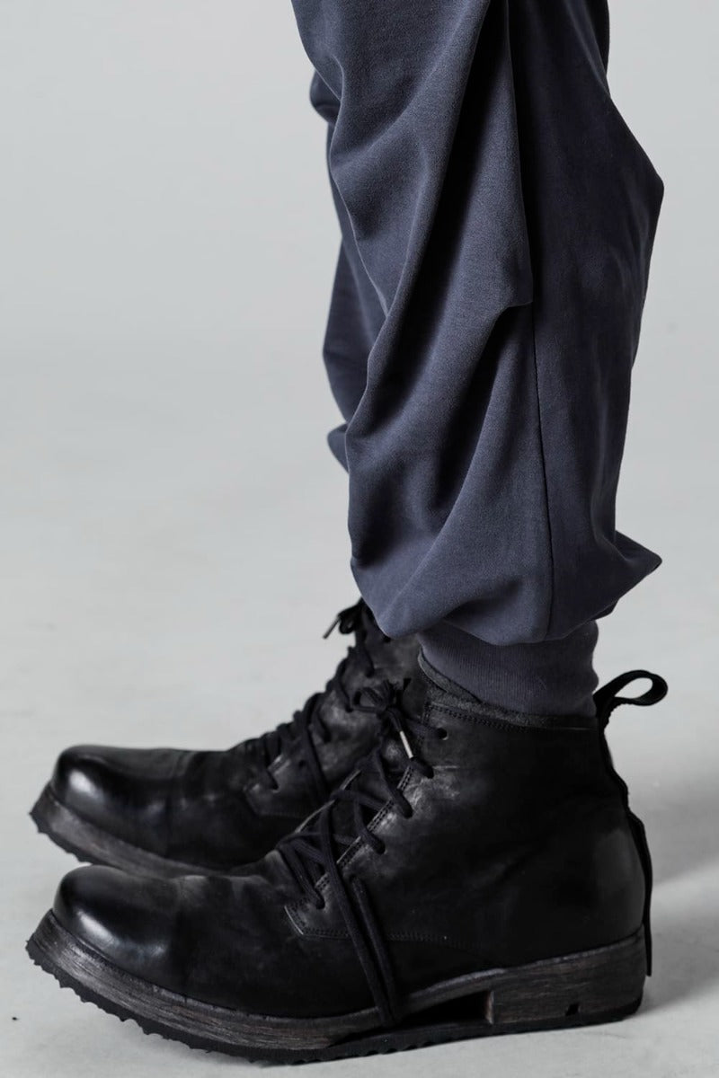 Jogger pants cotton jersey  Blue Gray