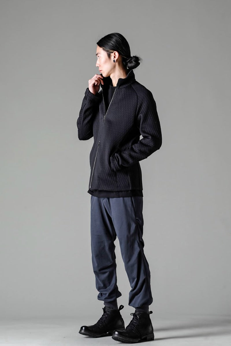 Jogger pants cotton jersey  Blue Gray