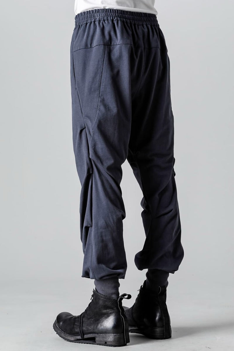 Jogger pants cotton jersey  Blue Gray