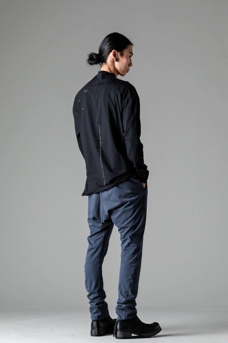 Slim pants cotton jersey  Blue Gray