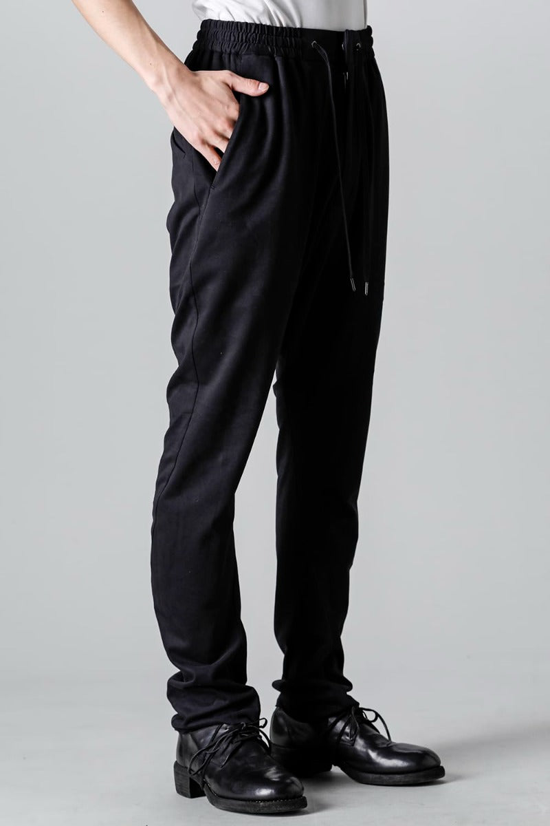 Slim pants cotton jersey  Used Black