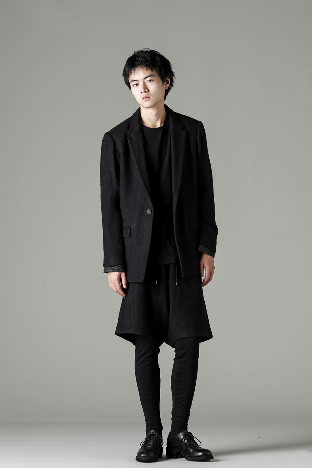 レイヤード パンツ カシゴラ リネン