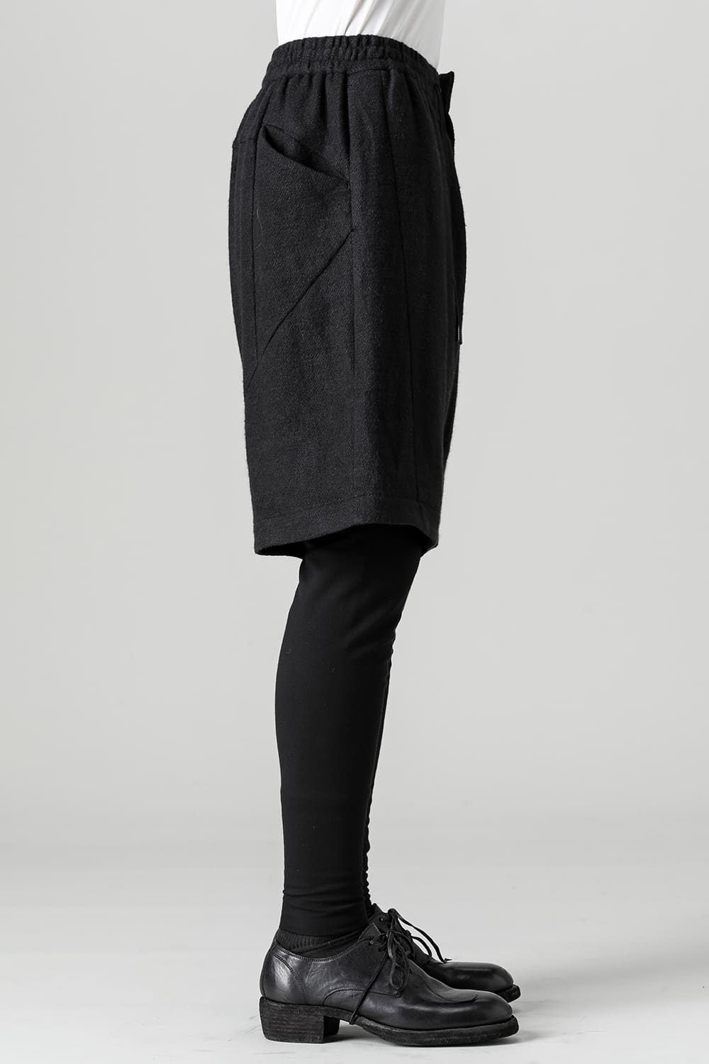 レイヤード パンツ カシゴラ リネン