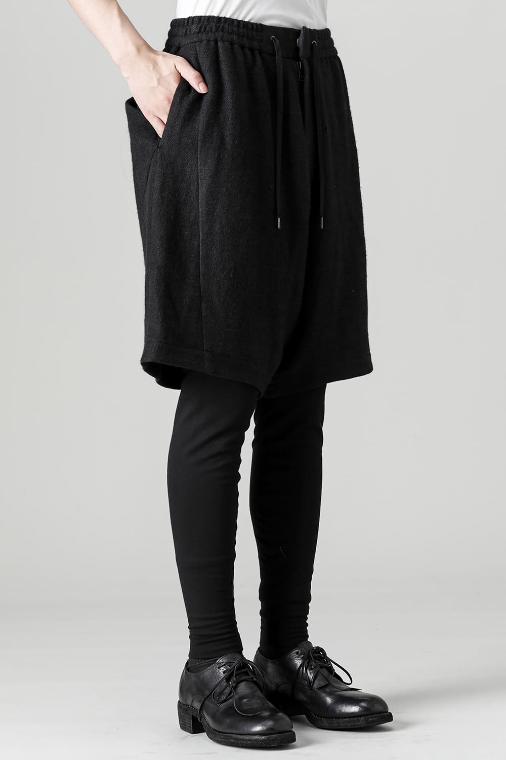 レイヤード パンツ カシゴラ リネン