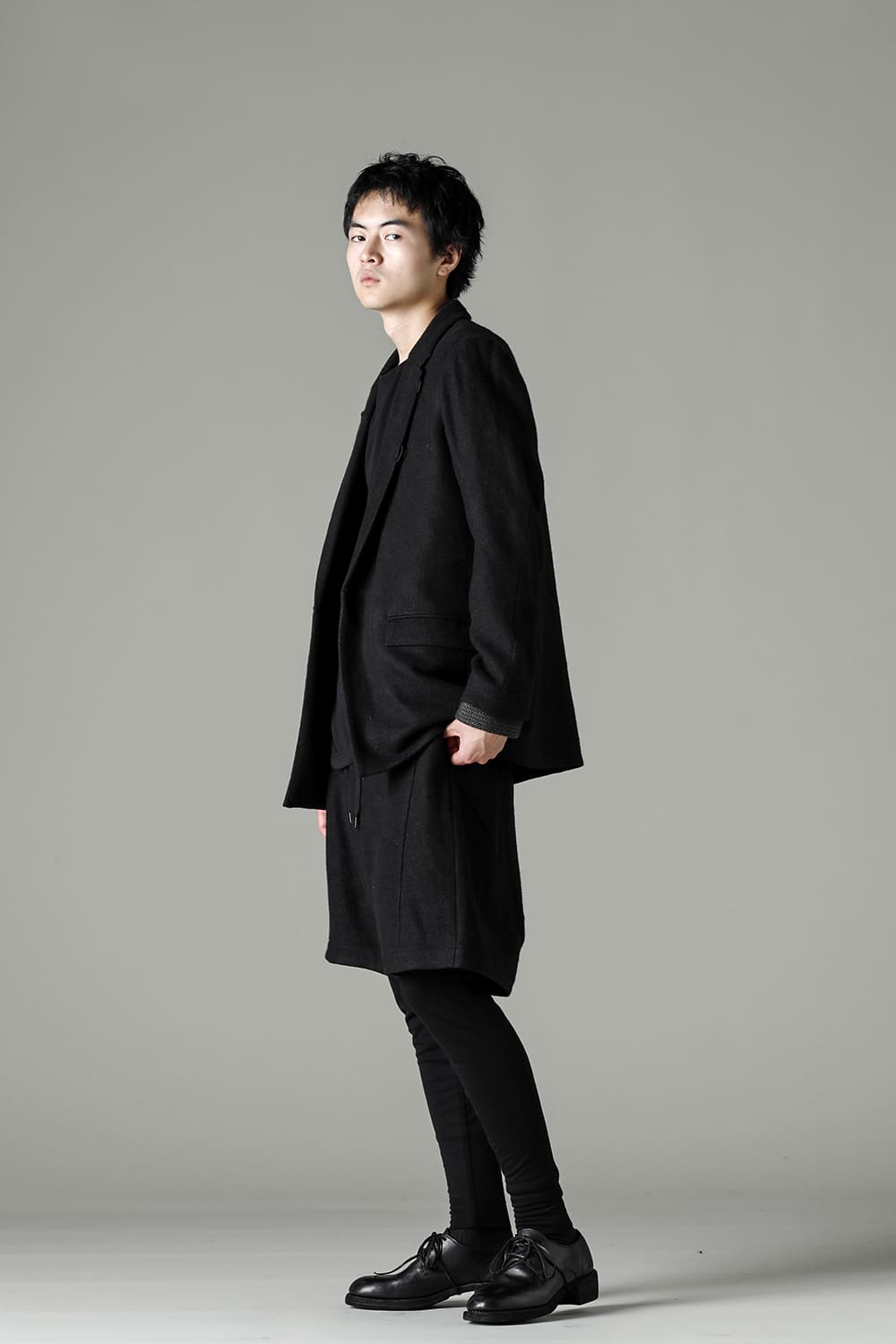 レイヤード パンツ カシゴラ リネン