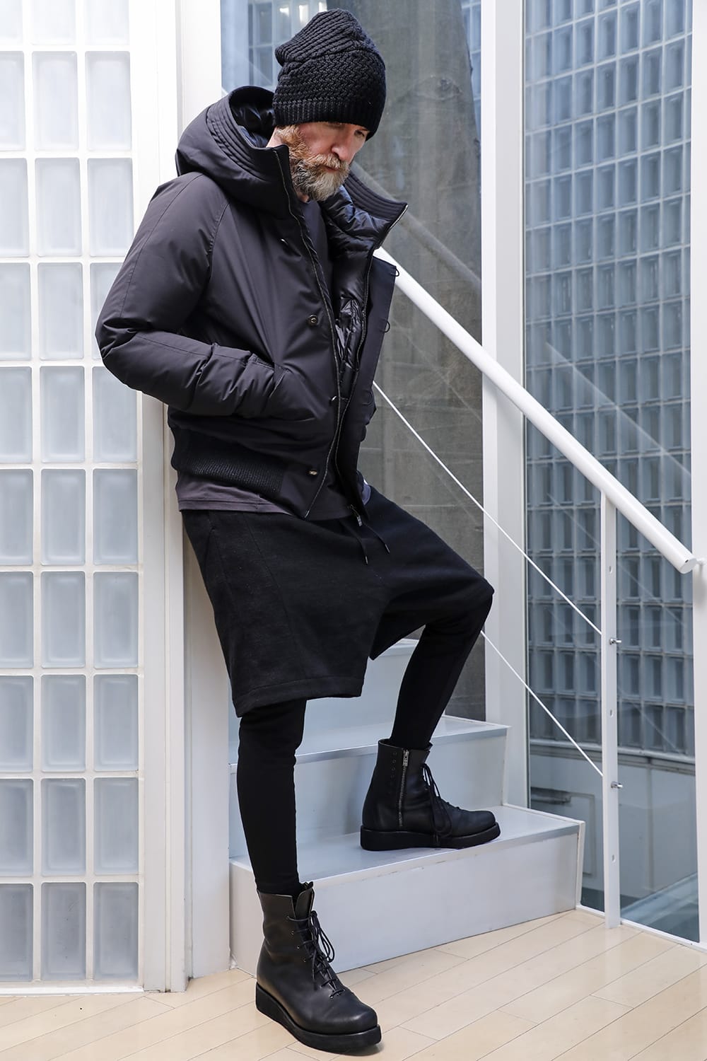 レイヤード パンツ カシゴラ リネン