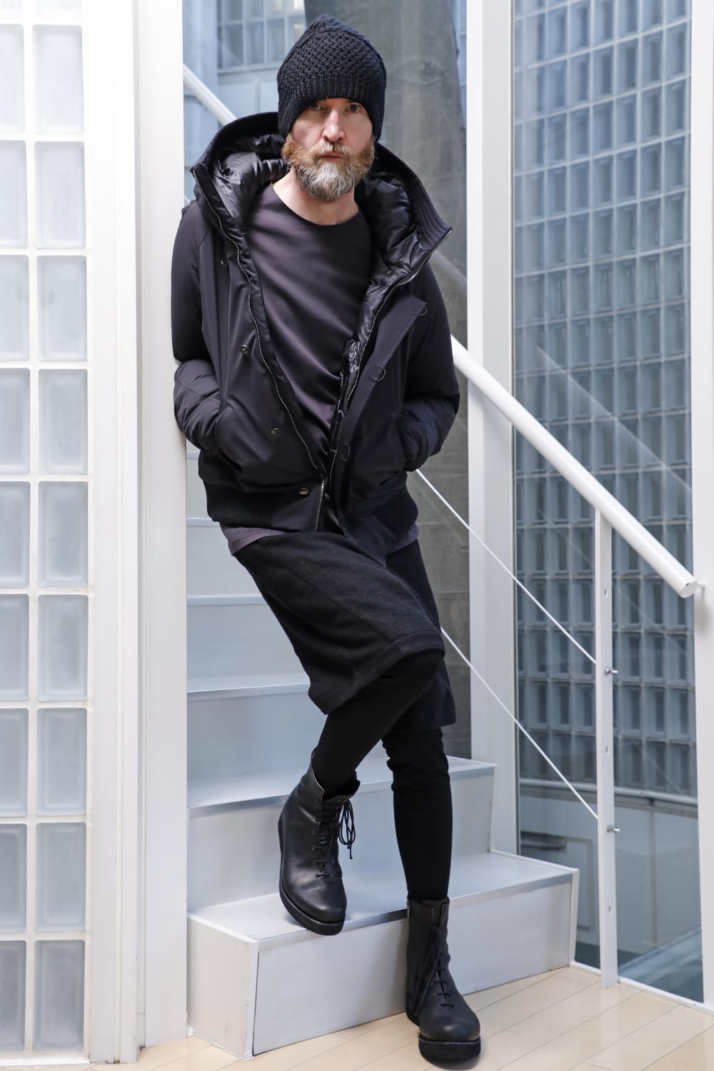 レイヤード パンツ カシゴラ リネン