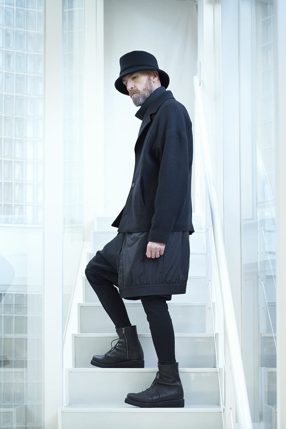 レイヤード パンツ カシゴラ リネン