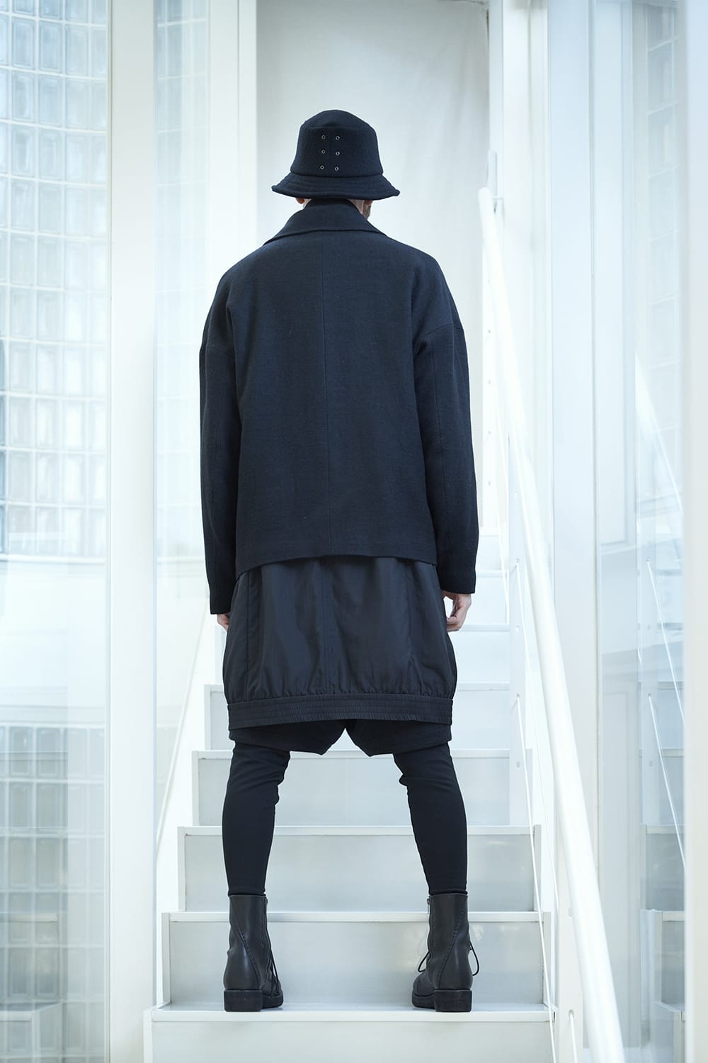 レイヤード パンツ カシゴラ リネン