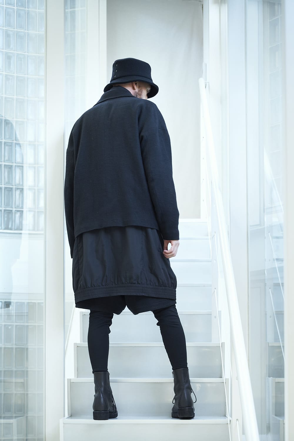 レイヤード パンツ カシゴラ リネン