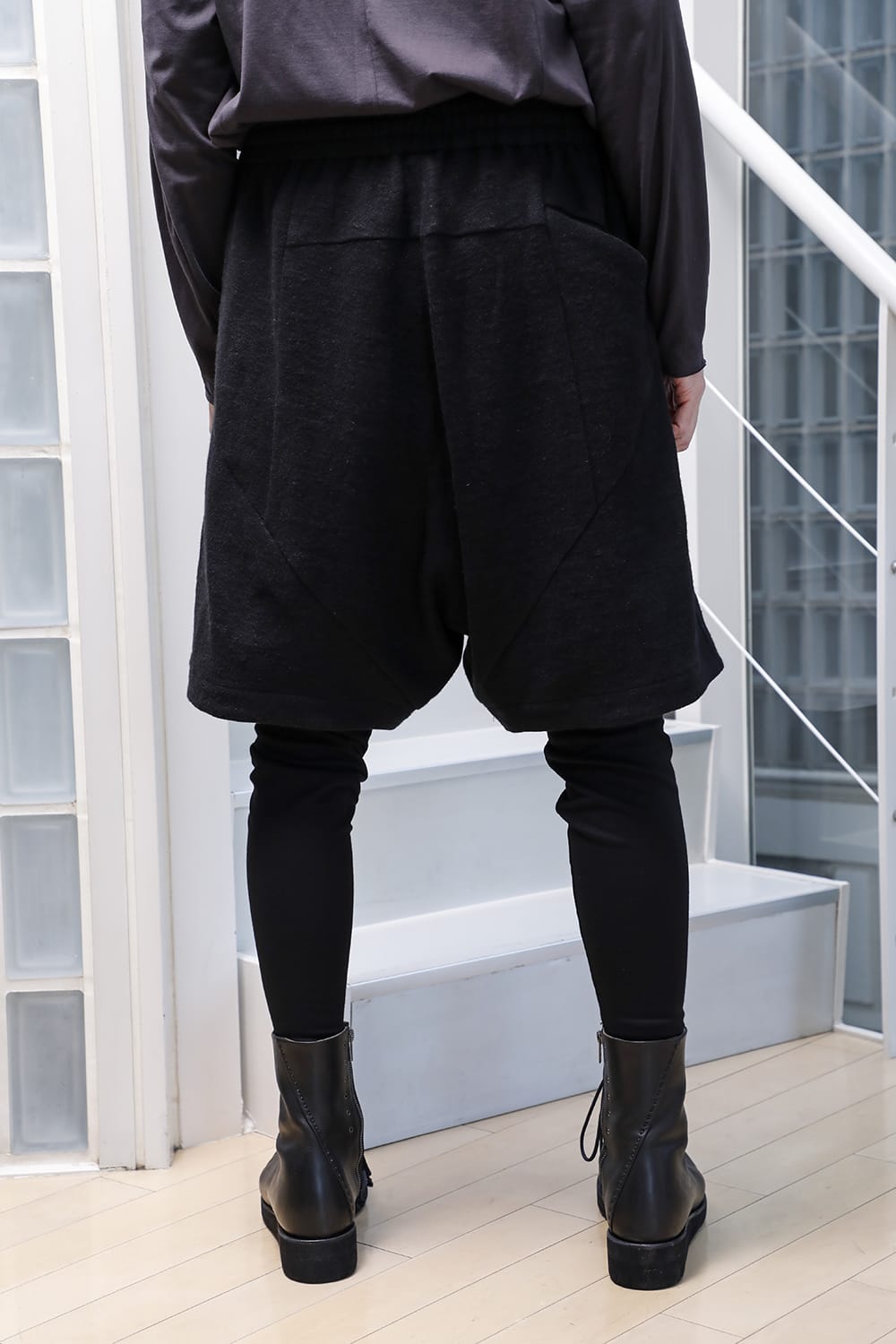 レイヤード パンツ カシゴラ リネン