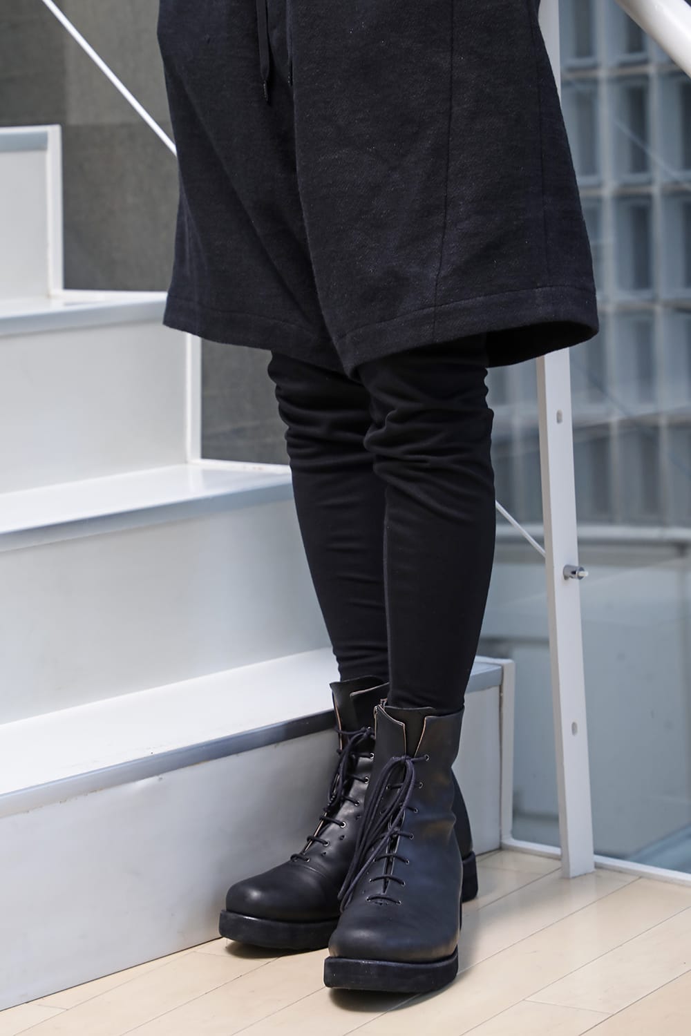 レイヤード パンツ カシゴラ リネン