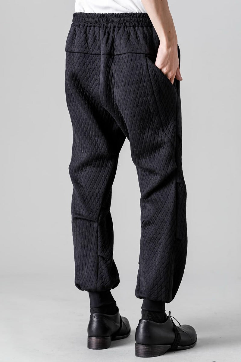 Jogger pants quilted cotton / polyester