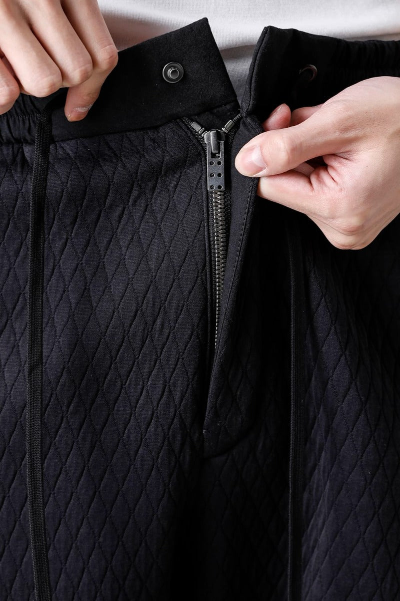 Jogger pants quilted cotton / polyester