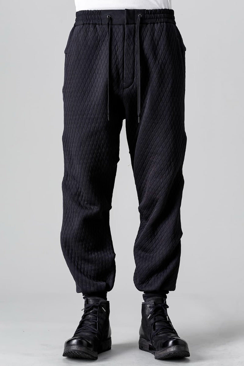 Jogger pants quilted cotton / polyester