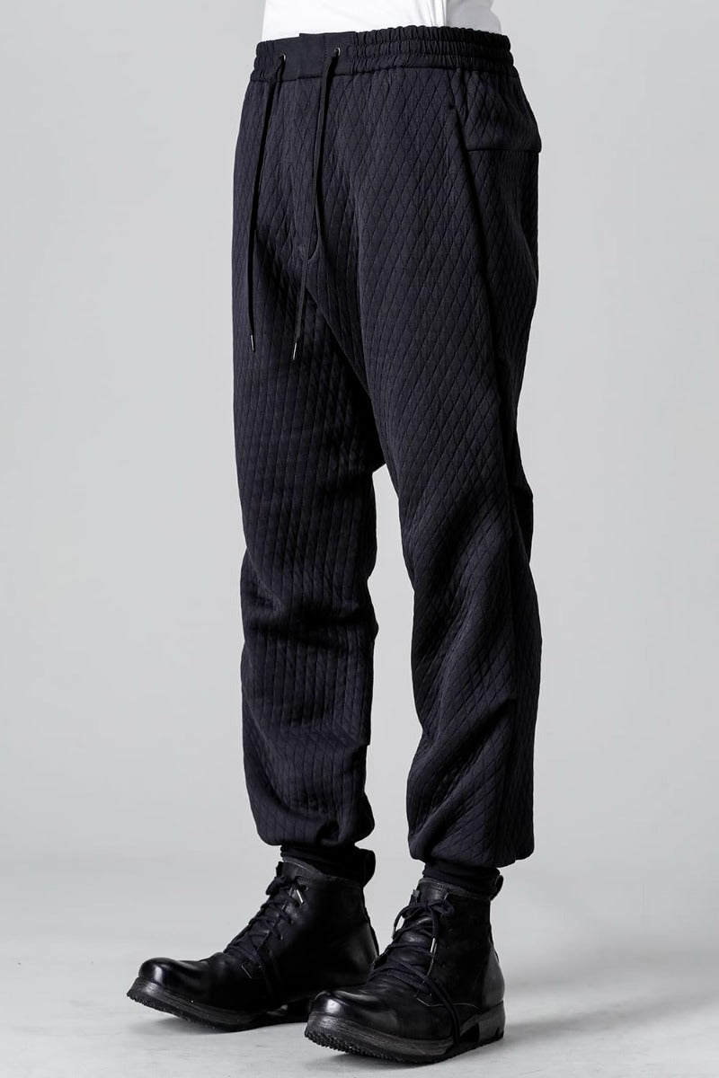 Jogger pants quilted cotton / polyester