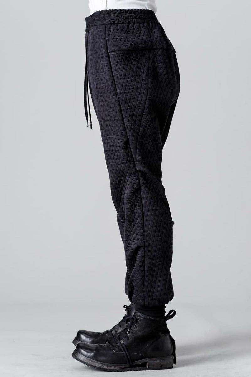 Jogger pants quilted cotton / polyester