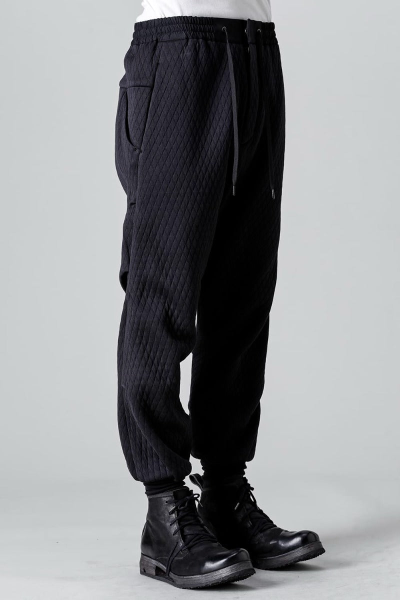 Jogger pants quilted cotton / polyester