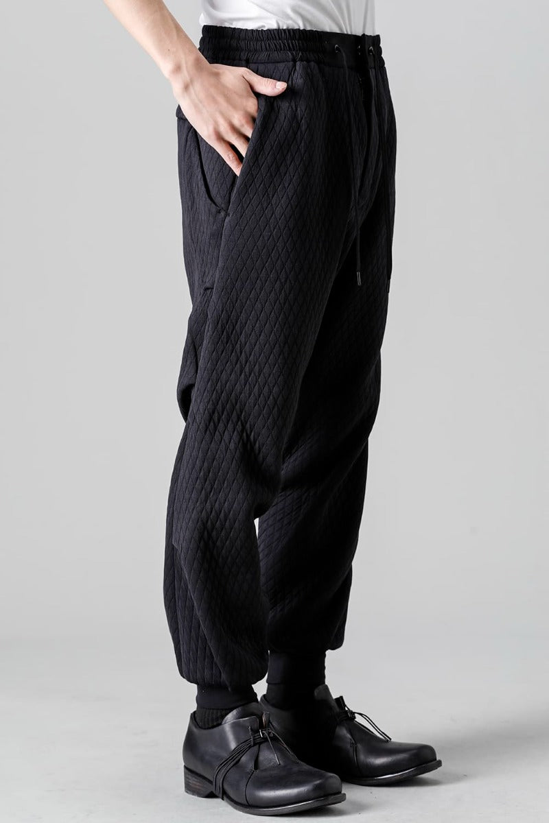 Jogger pants quilted cotton / polyester