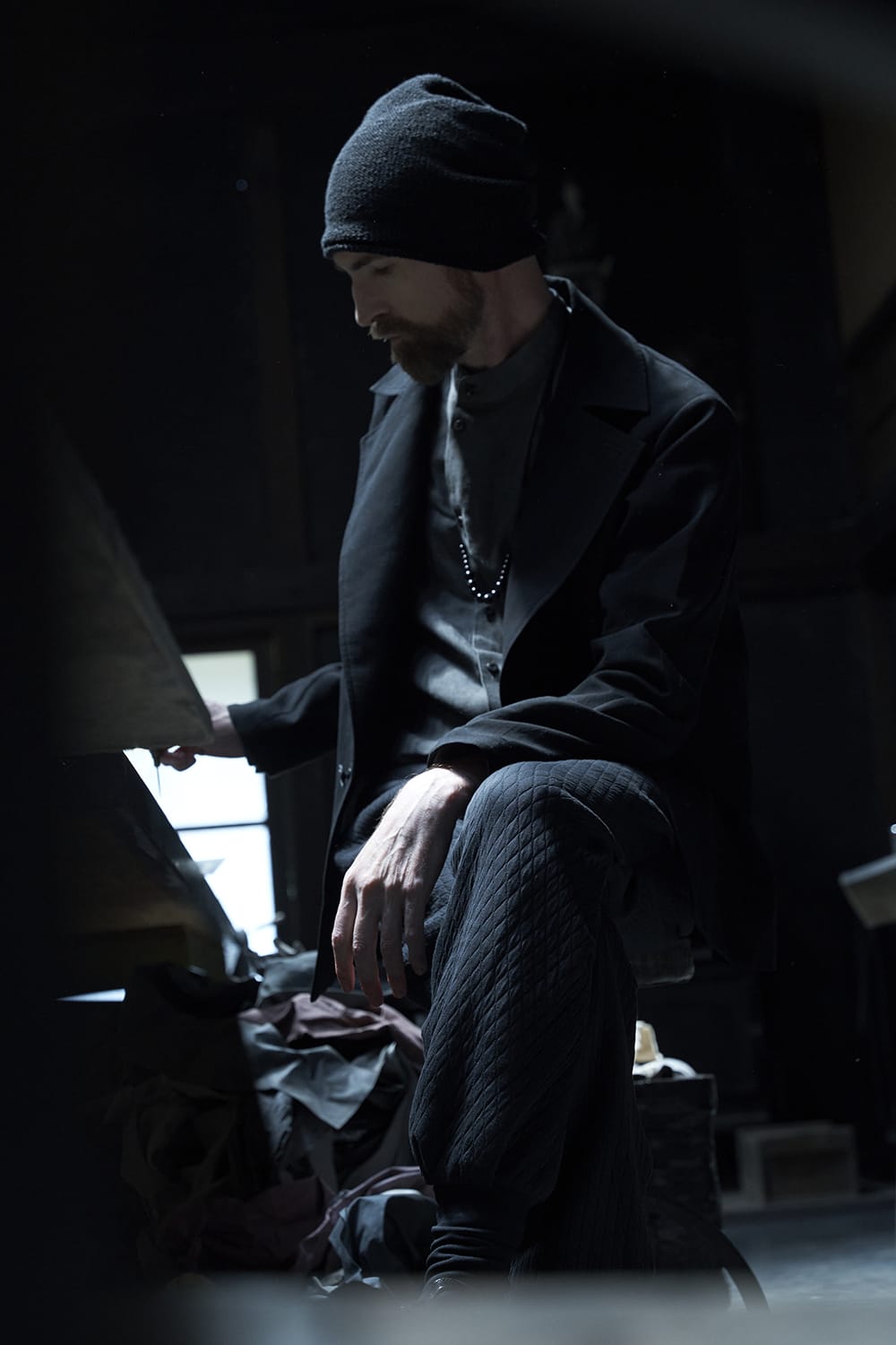 Jogger pants quilted cotton / polyester