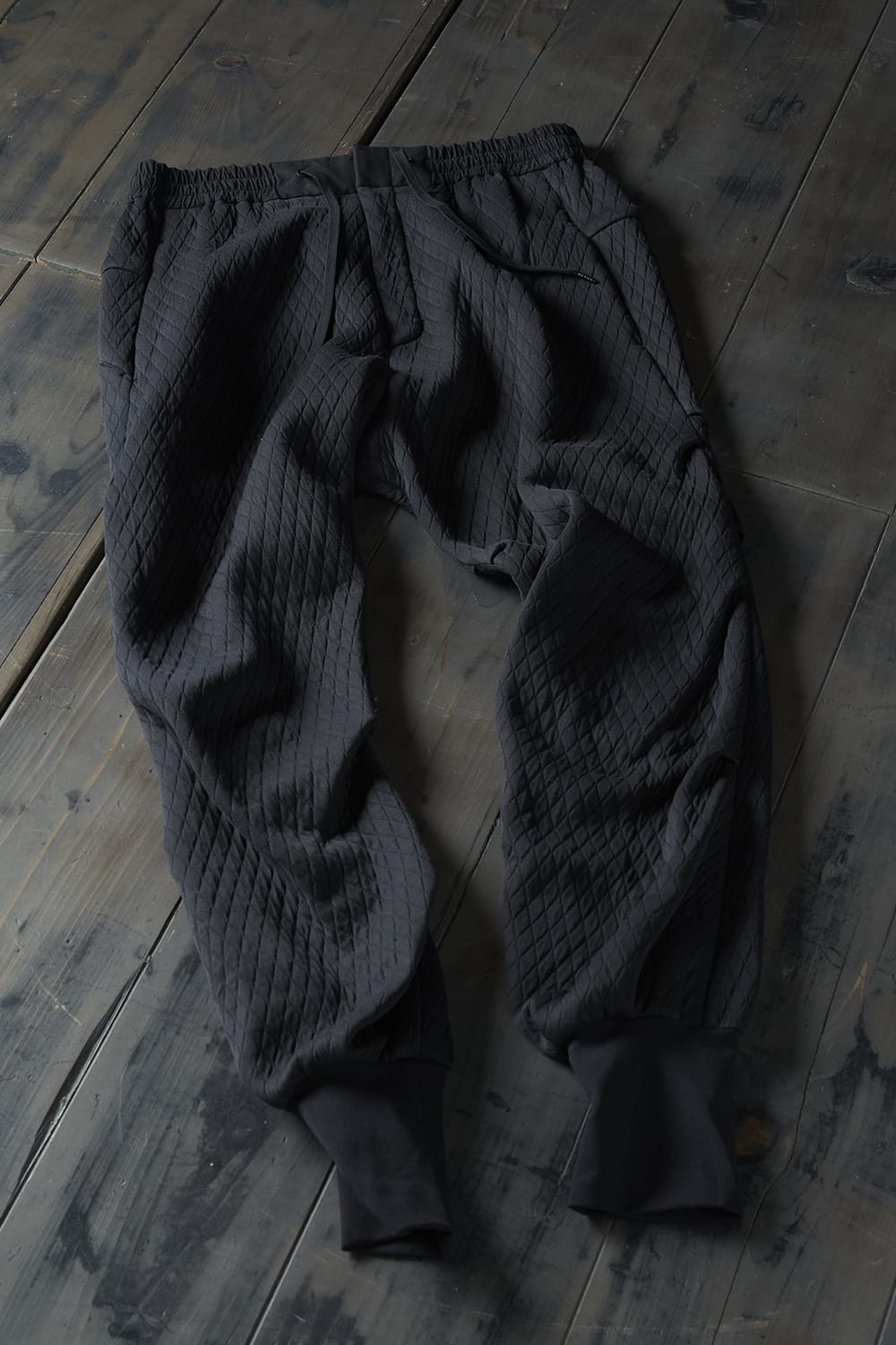 Jogger pants quilted cotton / polyester