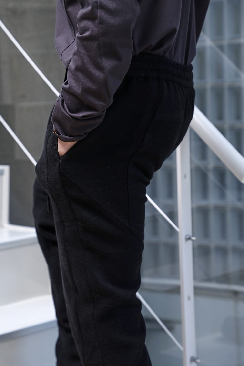 Easy pants brushed cashgora linen