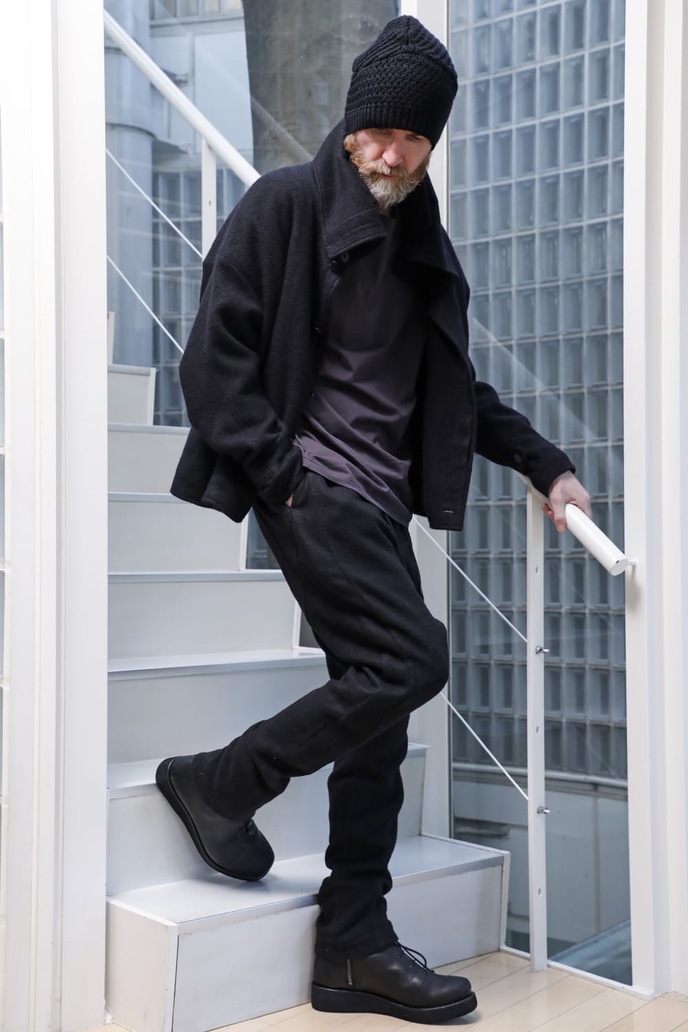 Easy pants brushed cashgora linen