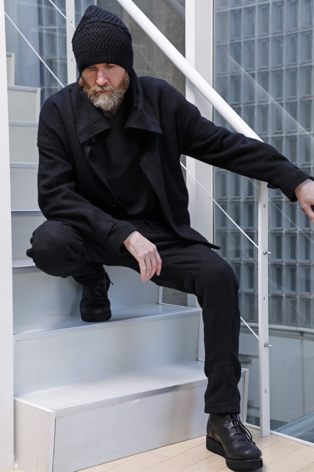 Easy pants brushed cashgora linen