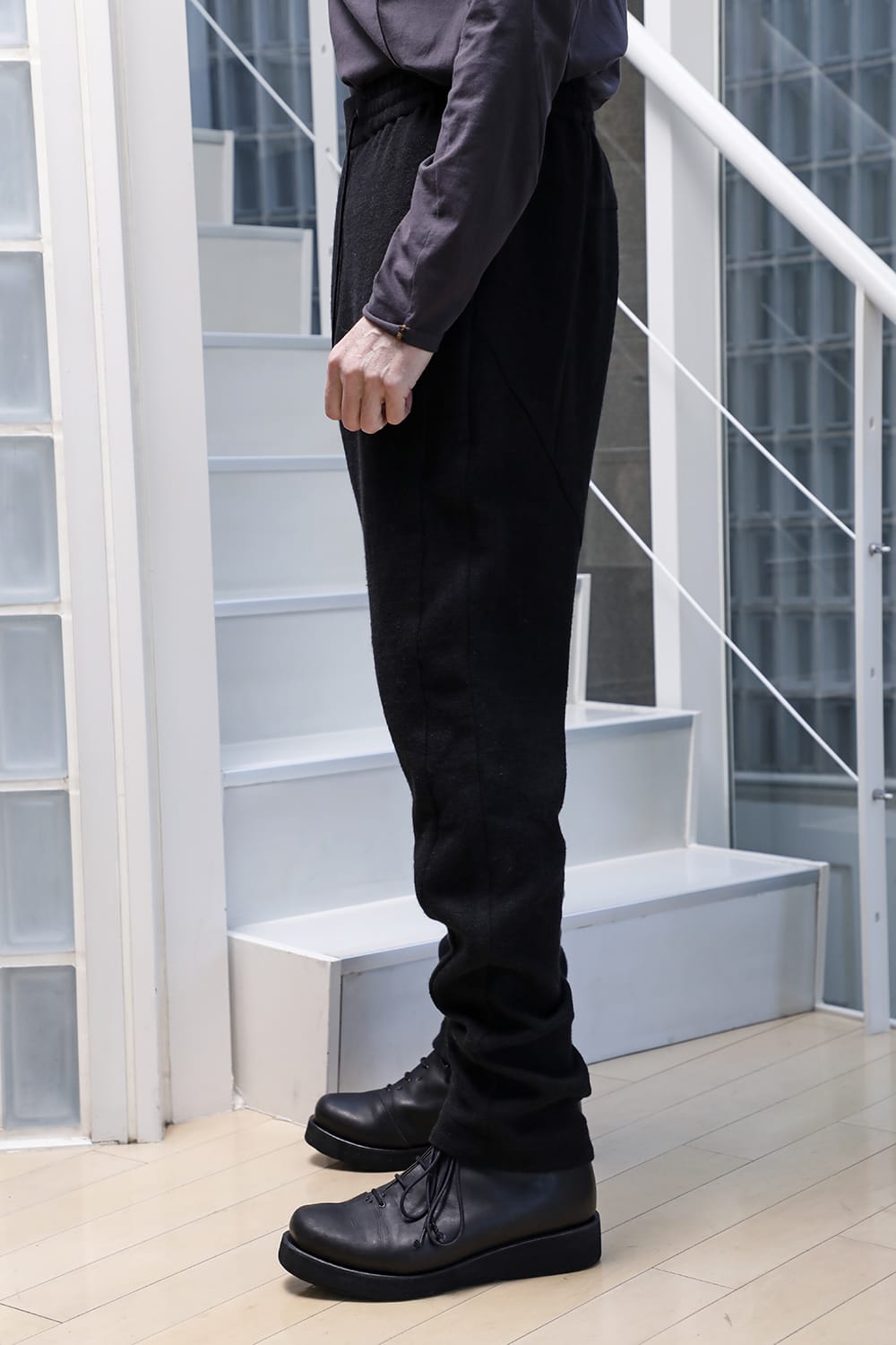 Easy pants brushed cashgora linen