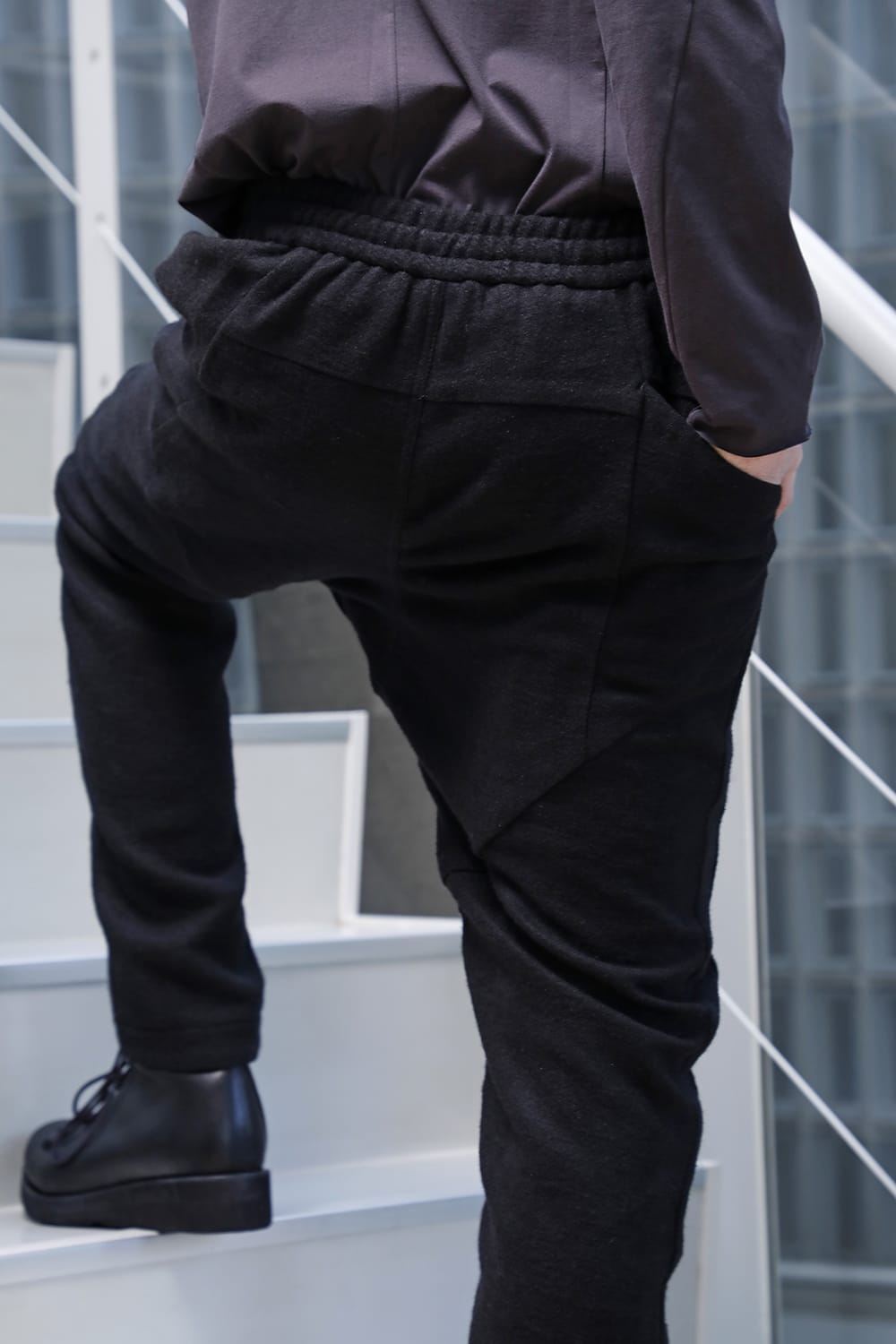 Easy pants brushed cashgora linen