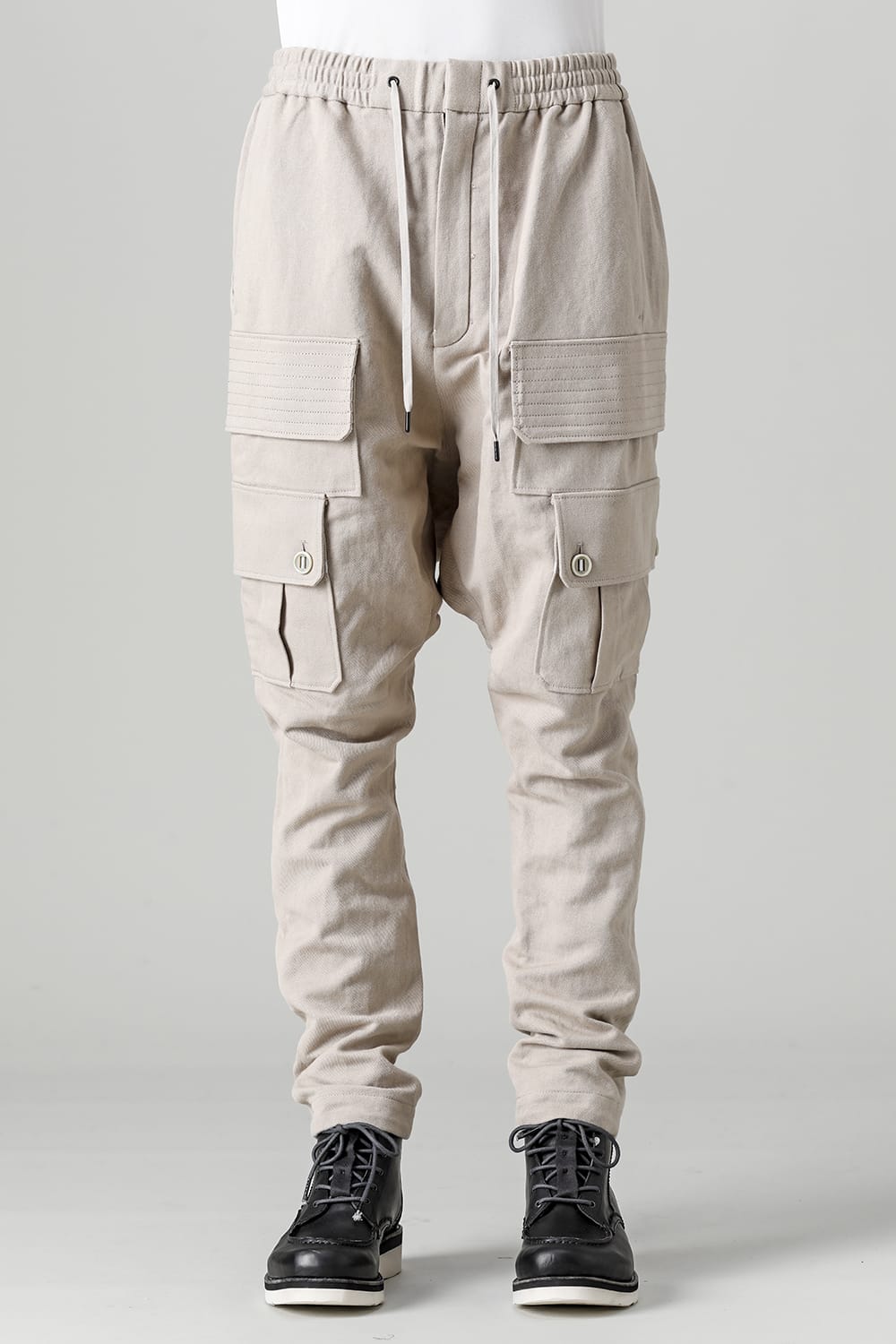 Cargo pants cotton / linen Light Beige