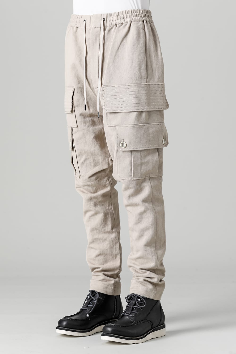 Cargo pants cotton / linen Light Beige