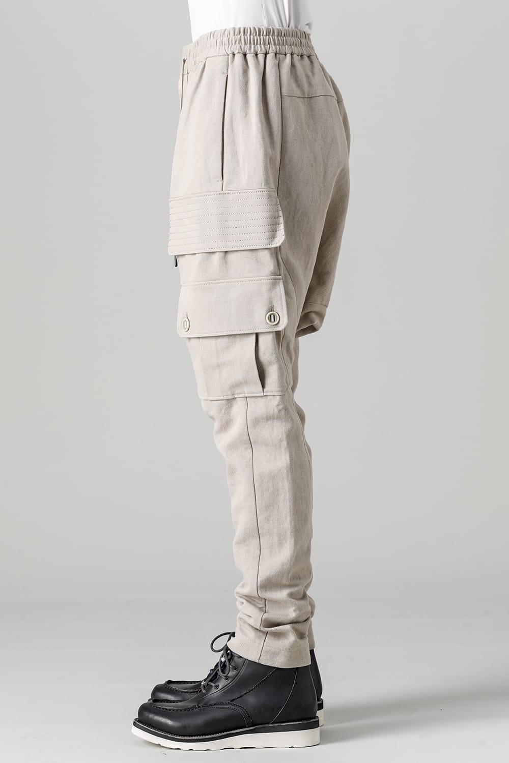 Cargo pants cotton / linen Light Beige