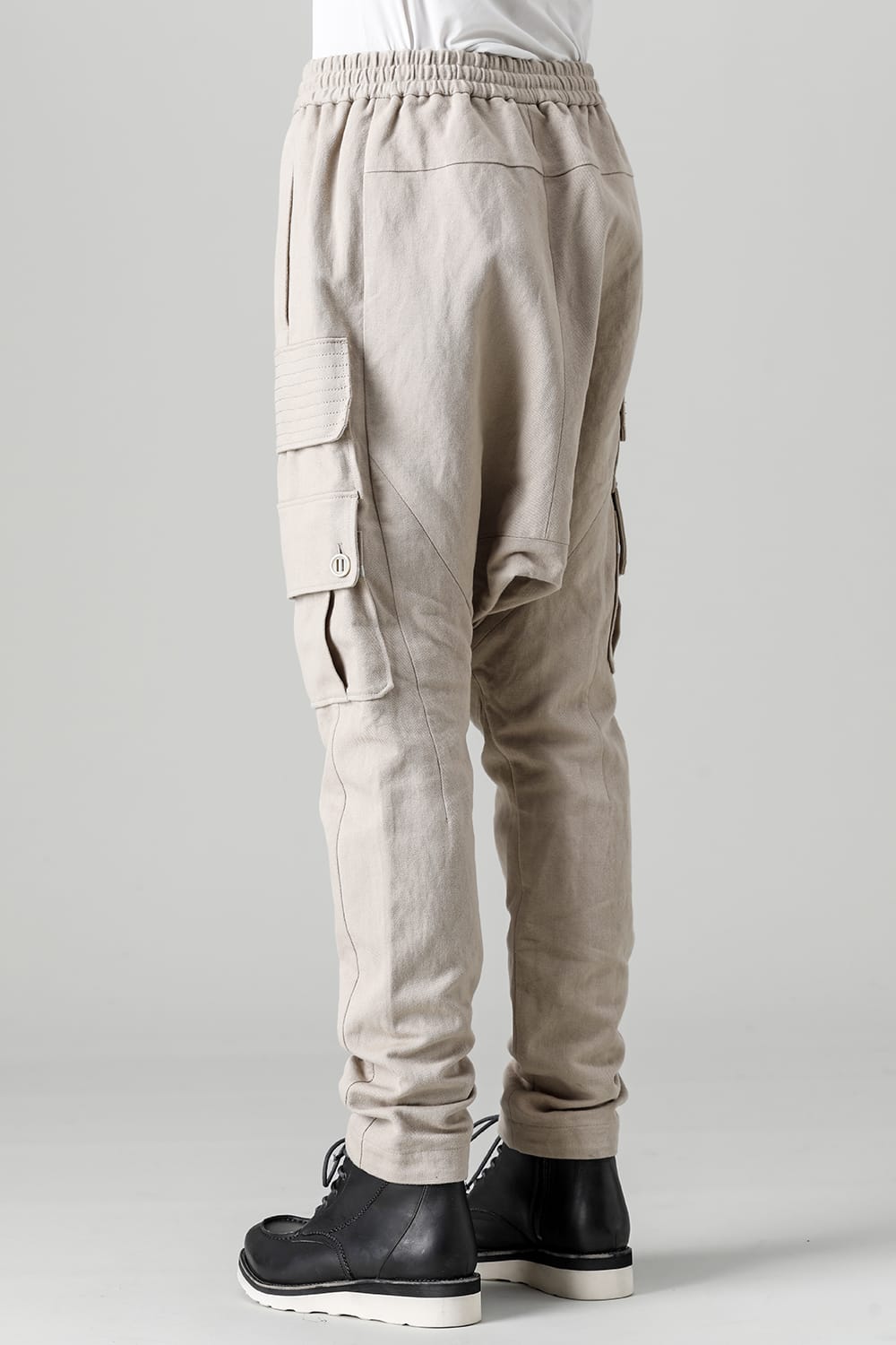 Cargo pants cotton / linen Light Beige