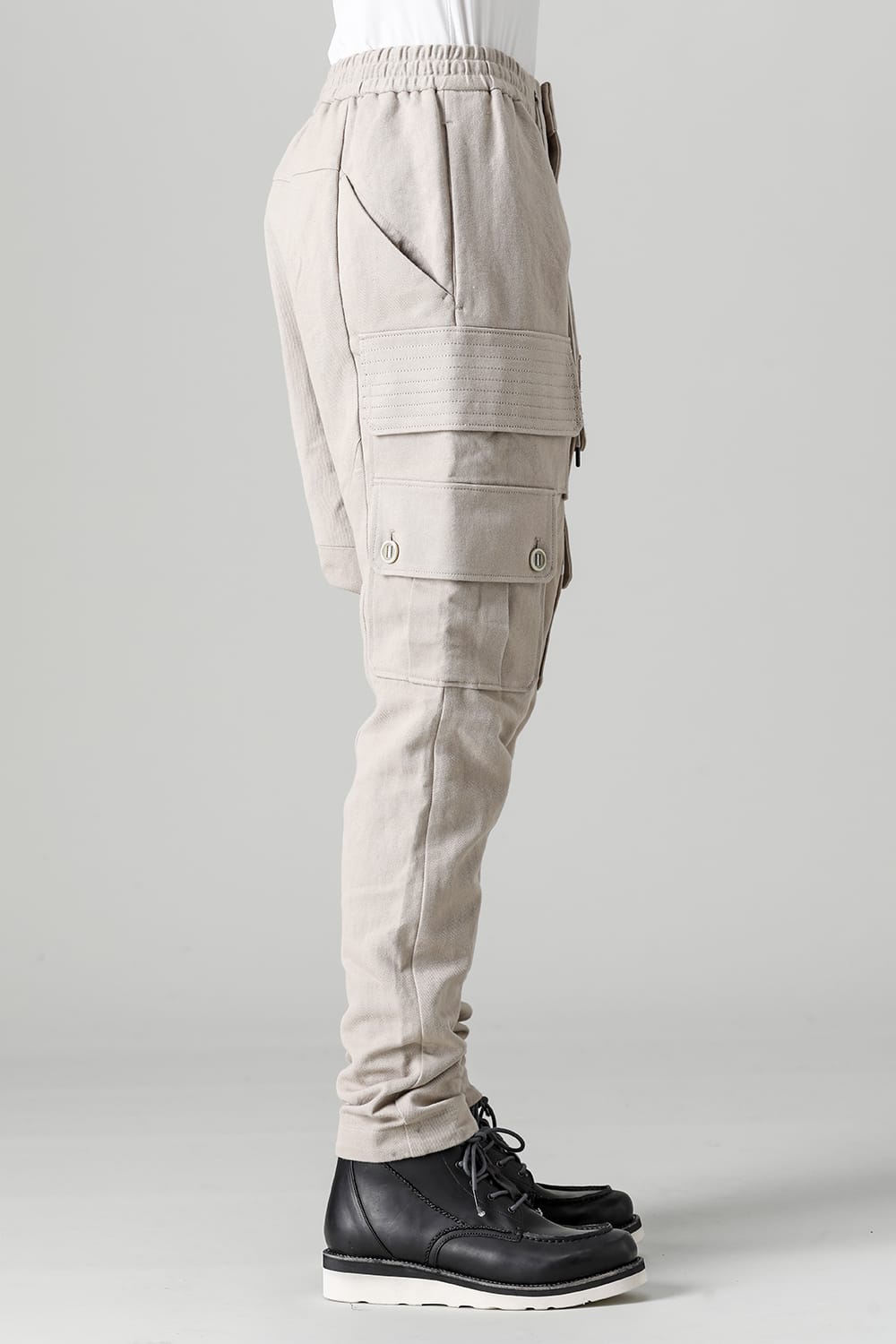 Cargo pants cotton / linen Light Beige