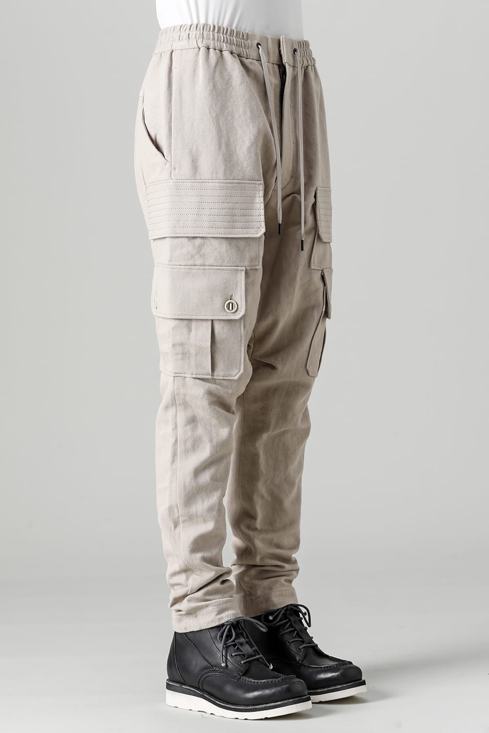 Cargo pants cotton / linen Light Beige