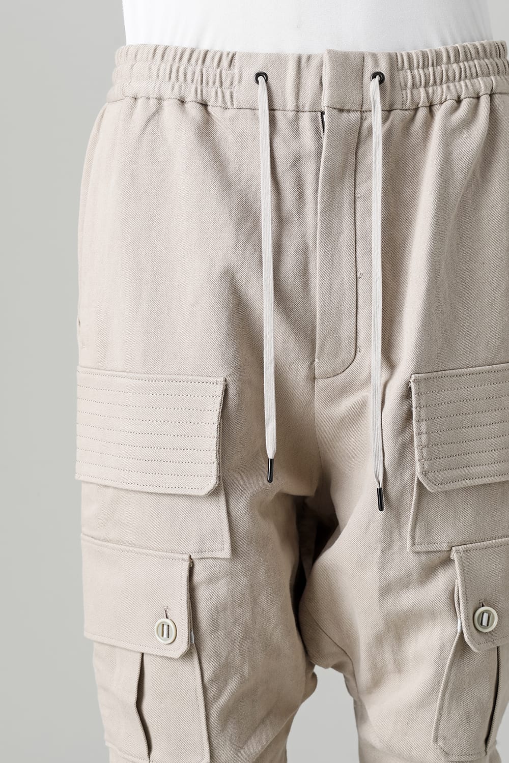 Cargo pants cotton / linen Light Beige