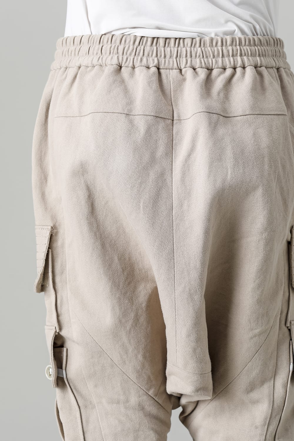 Cargo pants cotton / linen Light Beige