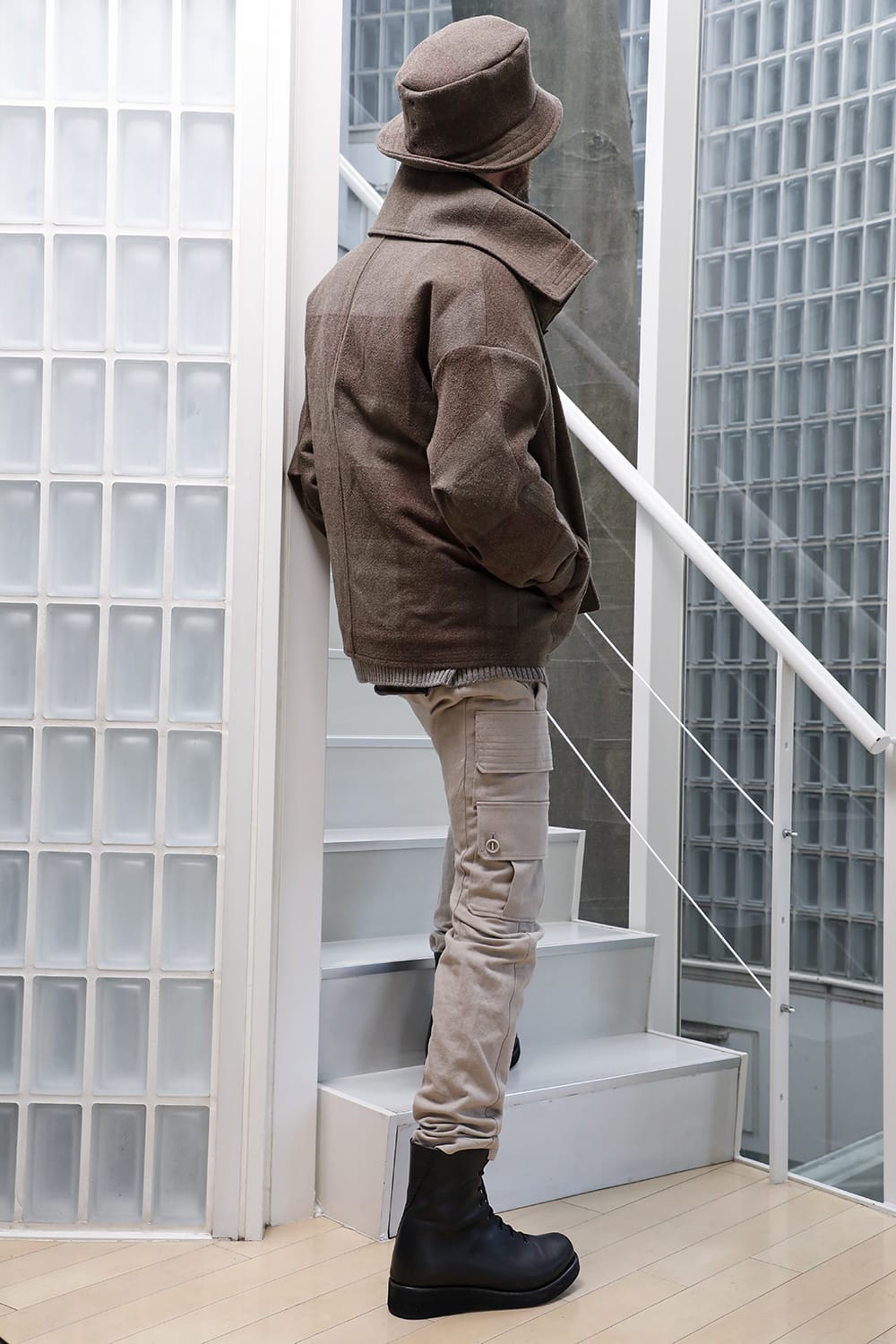 Cargo pants cotton / linen Light Beige