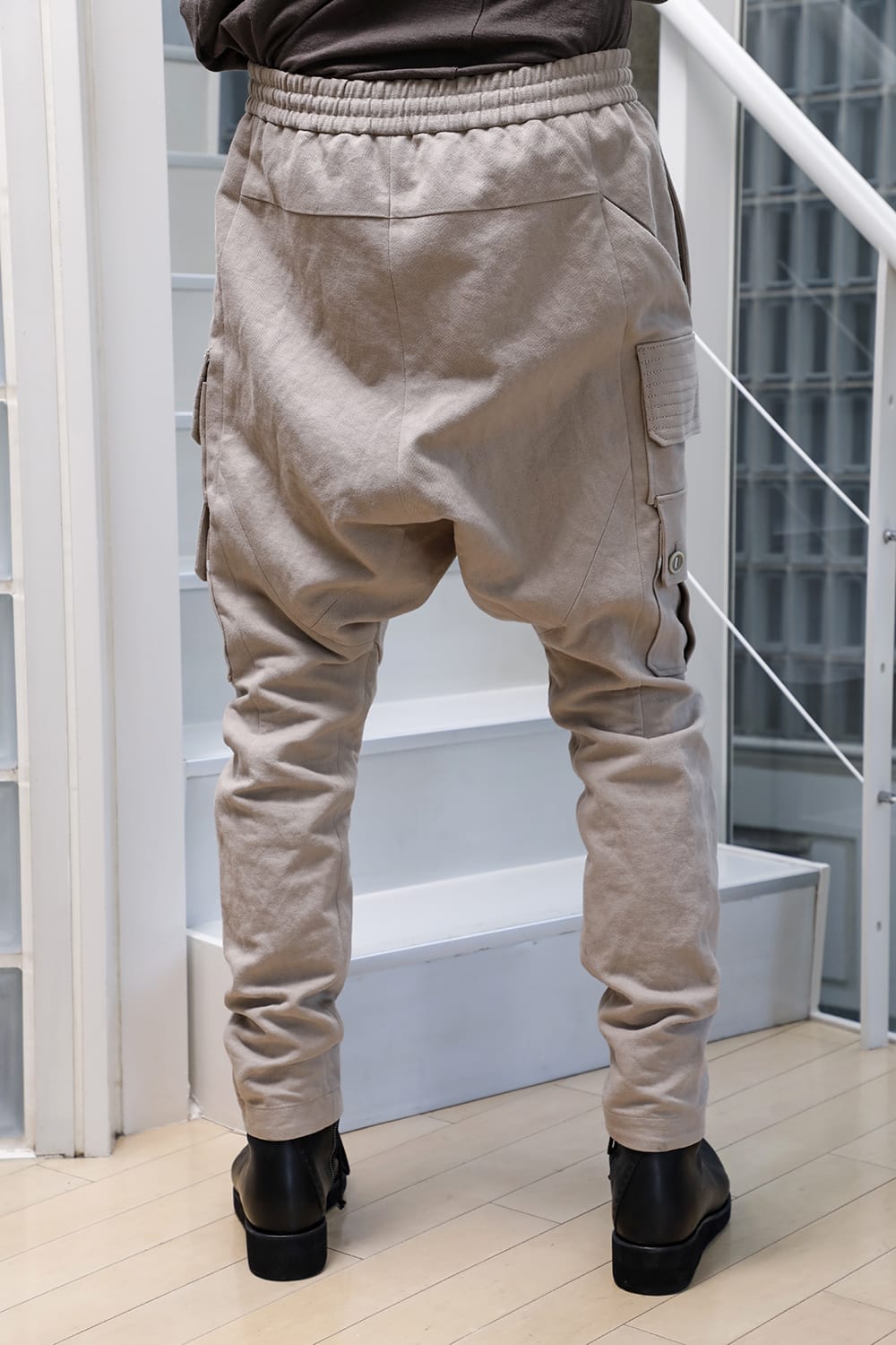 Cargo pants cotton / linen Light Beige