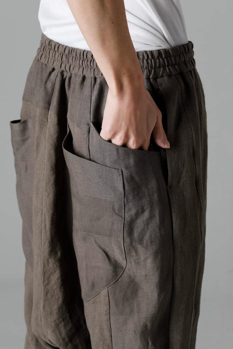 Relax pants     Linen combination
