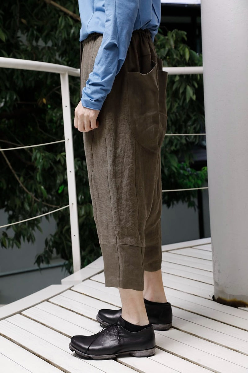 Relax pants     Linen combination