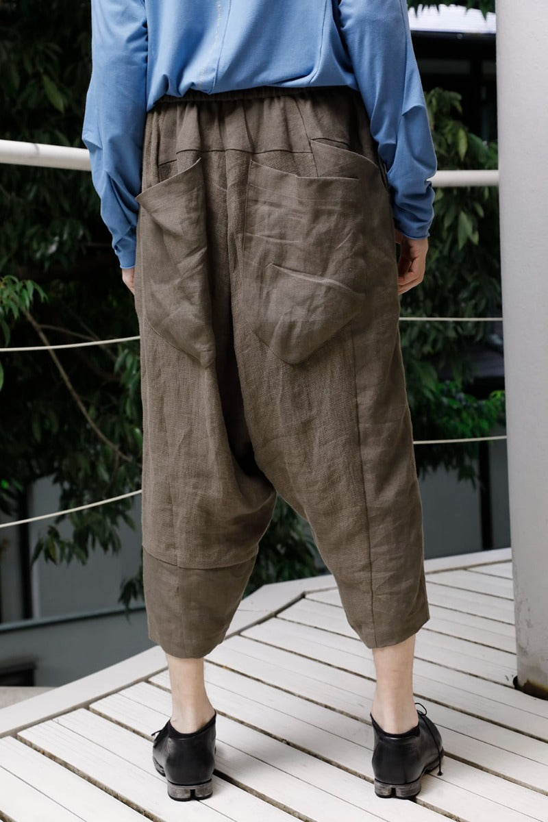 Relax pants     Linen combination