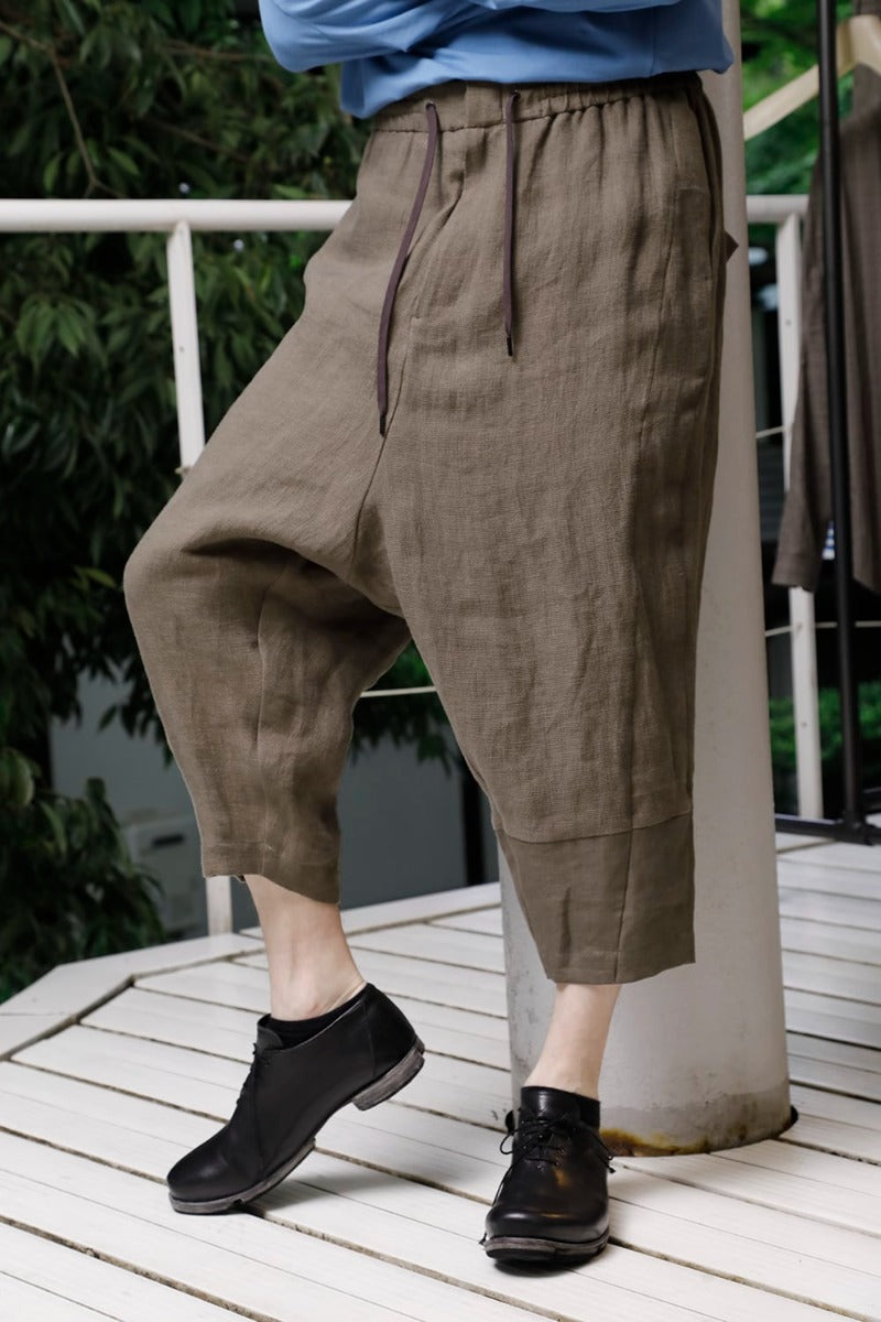 Relax pants     Linen combination