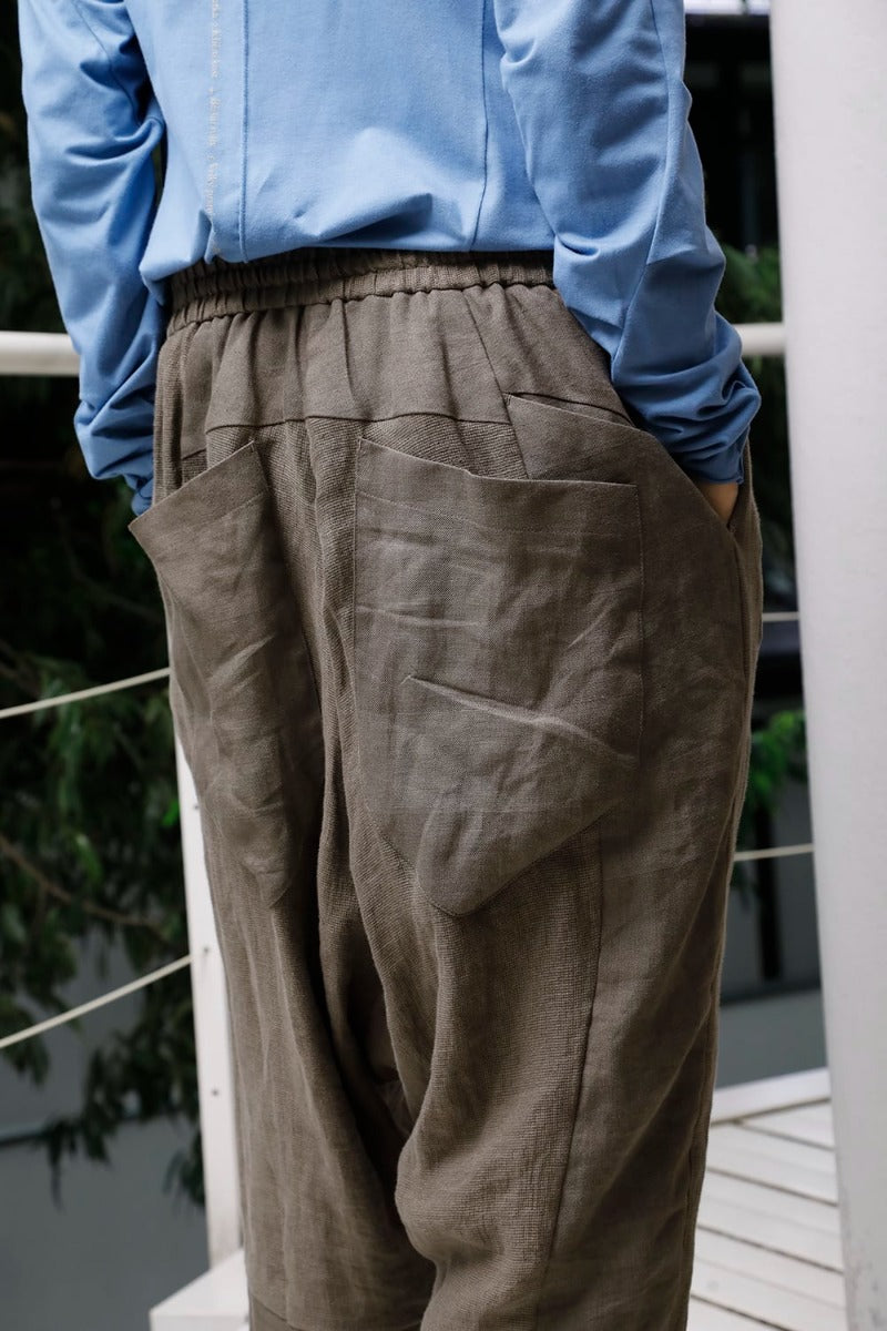 Relax pants     Linen combination