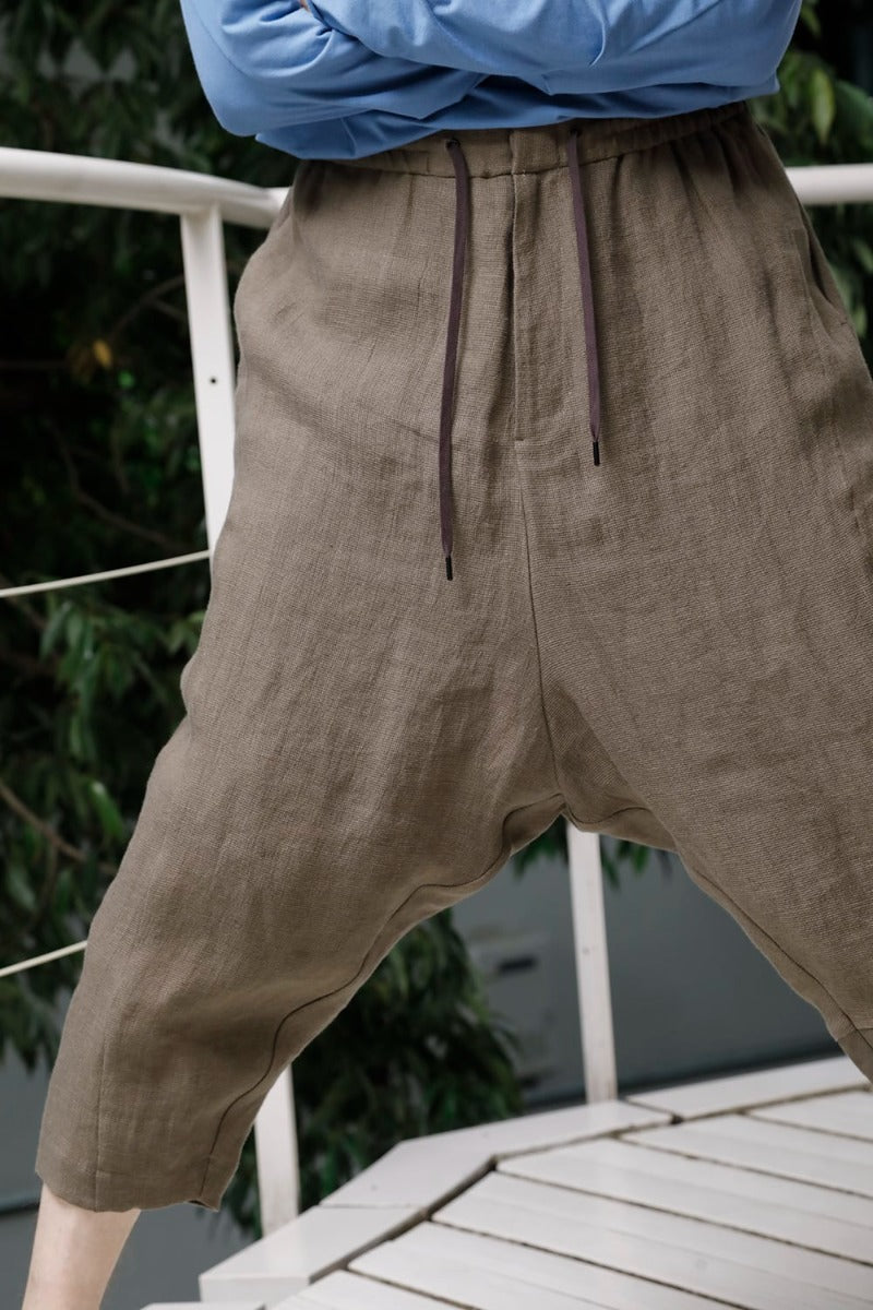 Relax pants     Linen combination