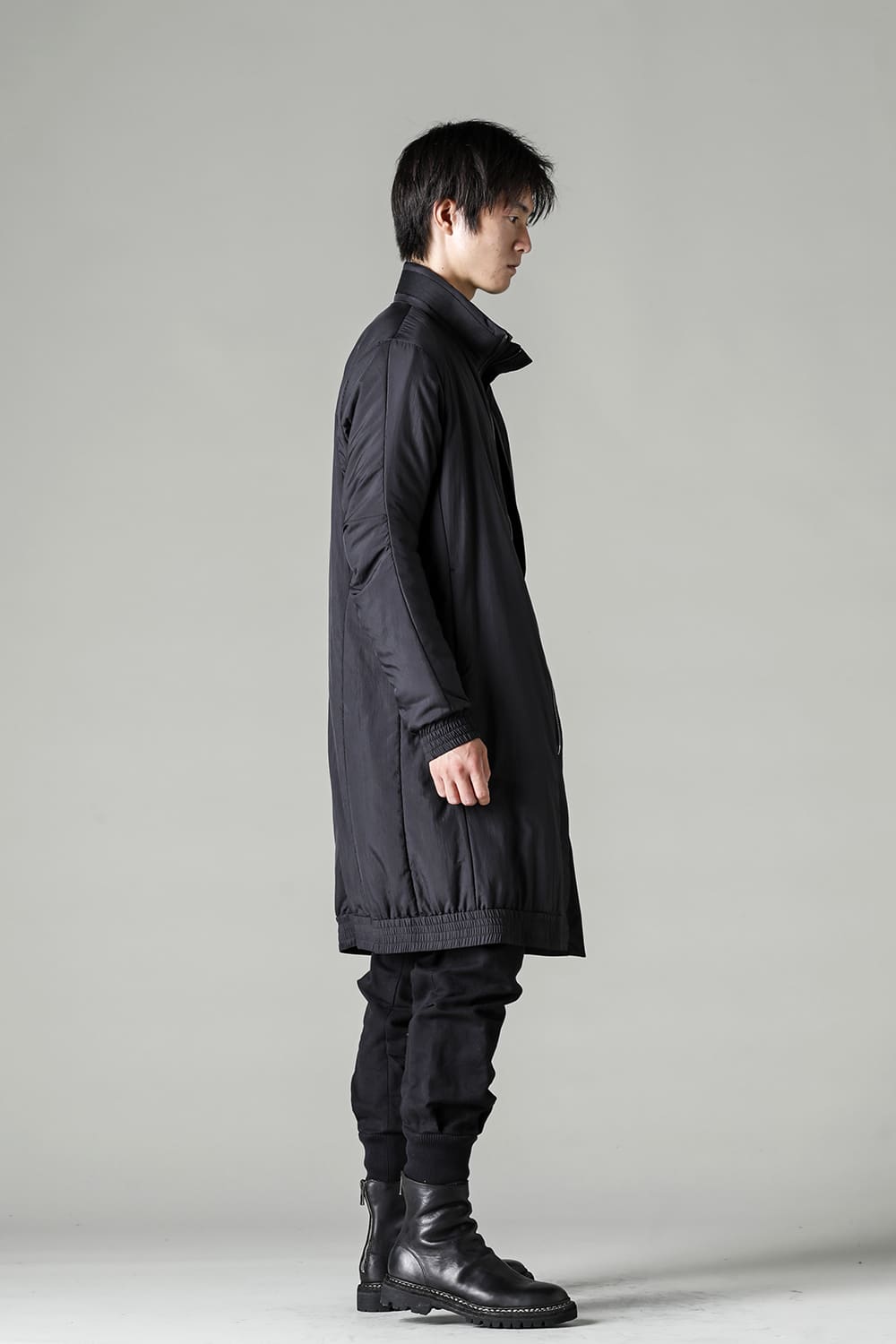 Jogger pants cotton / line Black